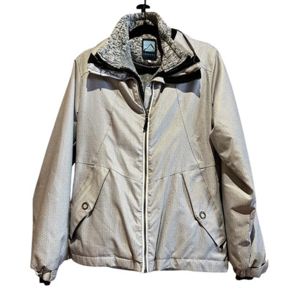 Iceburg Outerwear Jacket with removable hood Size Small